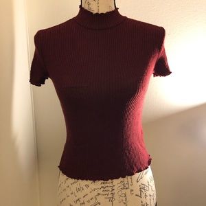Adorable Red turtle neck  Top
